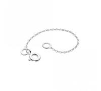 Kit Heath Rhodium Plated Diamond Cut Cable Chain Extender - 2" KHEXTDC2RP