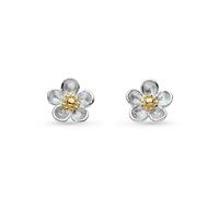 Kit Heath Blossom Wood Rose Gold Plate Stud Earrings 30305GRP -