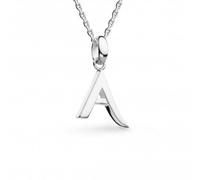 Kit Heath Signature Skript Capital A 18" Necklace 9198RPA - Polished - Sterling Silver / Rhodium Plated