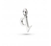 Kit Heath Signature Skript Lowercase q Charm Pendant 9197RPQ - Exclusive - Sterling Silver / Rhodium Plated