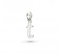 Kit Heath Signature Skript Lowercase t Charm Pendant 9197RPT - Modern - Sterling Silver / Rhodium Plated
