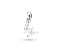Kit Heath Signature Skript Lowercase w Charm Pendant 9197RPW - Premium - Sterling Silver / Rhodium Plated