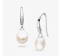 Kit Heath Silver Revival Classic Pearl Glitz Drop Earrings 50425FPC