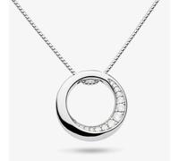 Kit Heath Sterling Silver Bevel Cirque Pave Cubic Zirconia Necklace 9152CZ