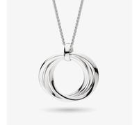 Kit Heath Sterling Silver Bevel Trilogy Grande Link Slider Necklace 9170RP