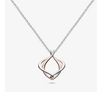 Kit Heath Sterling Silver & Rose Gold Plated Alicia Rose Petite Necklace 90018RRP