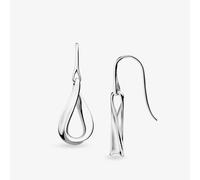 Kit Heath Sterling Silver Serenity Loop Drop Earrings 61184RP