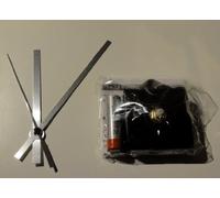 Kit including to turn a 12" inch 33RPM Vinyl LP Album Record into a Clock. (Silver Hands)