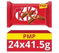 Kit-Kat 4 Finger Milk Chocolate Biscuit Bar 41.5g Multipack Pack of 24 - Delicious Milk Chocolate Treats