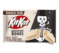 KIT KAT Breaking Bones White Creme Snack Size Wafer Candy Bars, Halloween, 10.29 oz Bag