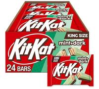KIT KAT DUOS Mint Cream and Dark Chocolate King Size Wafer Candy, Individually Wrapped, Bulk, 3 oz Bars (24 Count)