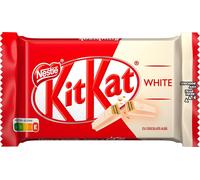Kit-Kats White Chocolate 4 Finger Bars, 41.5g Each (Pack of 48 Bars)