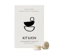 Kit & Kin Dishwasher Tablets 30 Tabs | Fragrance Free & Naturally Derived | Recyclable Plastic-free Packaging