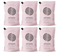 Kit & Kin Eco Fabric Conditioner x 6 Litres| Lavender & Sandalwood | Plant-Based Natural Laundry Softener for Sensitive Skin