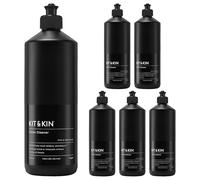 Kit & Kin Eco Toilet Cleaner 6 x 1L Bottles | Non-toxic Bleach Alternative | Removes Limescale and Kills Bacteria | 100% Naturally Derived | No Harsh Chemicals | Made in UK
