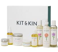 Kit & Kin Mother & Baby Natural Skincare Bundle | Hypoallergenic, Vegan & Certified Natural | Gentle On Sensitive Skin | Baby Shower, New Mum Birthday, Pregnancy Gift | 8 Products + Gift Box