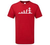 Uneek UC301 Classic T-Shirt Red L Colour: Red, Size: L L
