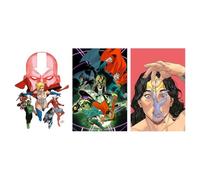 Kit Liga da justiça sem + Batman/superman + Mulher-maravilha/flash 09