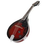 Kit Mandolin instrument Mandolin Red Black Edge Electric Mandolin Guitar Eight-Stringed Instrument(A set of mandolin)
