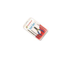 Kit Modeller's Needle File, Tweezers, Side Cutter & Craft Knife Tool Set - - humbrol modellers tool set ag9150 small building