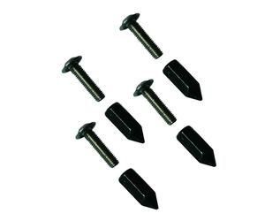 Kit of 4 standard mountaineering crampon points TSL Black One size