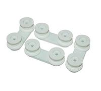Kit of 4 wheels for basket washing machine original Electrolux