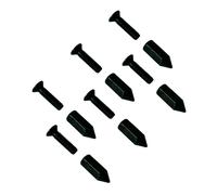 Kit of 6 standard mountaineering crampon points TSL Noir TU