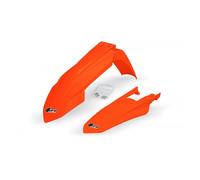 UFO PLAST Fender Kit Orange Fluoro Ktm SX 300 2023-2024