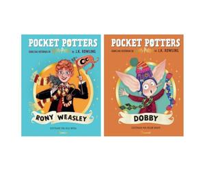 Kit Pocket Potters: Rony Weasley: Guias + Pocket Potters: Dobby: Guias