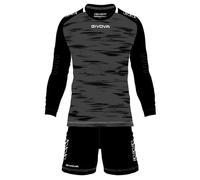 KIT Portiere DIFESA Grigio Scuro/Nero Tg. 2XL