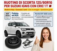 Kit Suzuki Ignis 16” 4 Holes Wheel + Free Jack DOT2025 Safe