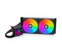 Lian Li Galahad II LCD Performance AIO 280mm CPU Water Cooler - Black