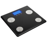 Kit Wireless Bluetooth Anatomy Fitness and Health Body Scales Compatible with Smartphones and Tablets Including iPhone 4S/5/5S/5C/6/6 Plus, iPad 3/4/Mini/Air, iPod Touch 5th Generation, Samsung Galaxy S3/S4/S5, Galaxy Note 2/3, Galaxy Tab 2/3/4, Xperia Z1/Z2, HTC One/One M8 and Google Nexus 5/7 - Black