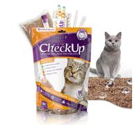 Kit4Cat CheckUp Kit at Home Wellness Test for Cats, Hydrophobic Litter for Urine Collection & Test Strips for Detection of Diabetes, Kidney Conditions, UTI, Blood in Urine