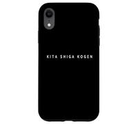 Kita Shiga Kogen Souvenirs/Ski Resorts Skier Modern Design Case for iPhone XR
