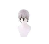 Kita Shinsuke Cosplay Wig Anime Haikyuu!! 30cm Shinsuke Kita Short Black Gray Styled Synthetic Hair Wigs + Hair Net