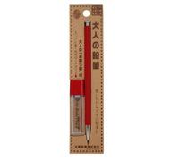 北星鉛筆 Kitaboshi Lead Holder 2mm, Red Body and Lead Sharpener Set (OTP-680MST)