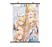Kitagawa Marin Hanging Poster Cute Anime Shizuku Kuroe Hanging Painting Cartoon Design Tapestry Decoration for Wall Decor for Room, Dorm Anime Lovers
