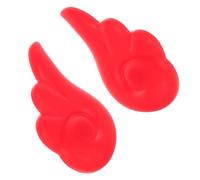 KITANDOVE 1 Pair Angel Wings Decoration for Motorcycle Helmet Stylish Helm Accessory for Women Easy Install/remove Safety Enhancement