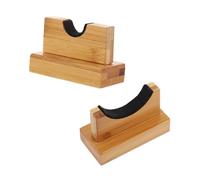 KITANDOVE 1Pair Solid Baseball Bat Display Holder Horizontal Desktop Stand for Collectible Bats for Friends Durable and Sturdy Design