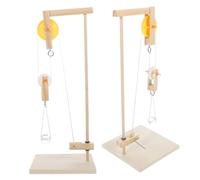 KITANDOVE 2 Sets Pulley Block Model Physics Experiment Kit for Students DIY Educational Science Tool Enhancing Manual Dexterity Analytical Thinking and Technology Interest