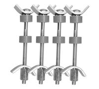 KITANDOVE 4pcs Heavy Duty Joint Fasteners for Furniture Work Bolts for Kitchen Countertop and Cabinet Stability Versatile Furniture Connection Hardware