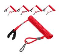 KITANDOVE 5pcs Engine Safety Lanyard Emergency Stop Tether Cord for Motors Instant Engine Shutdown Tether for Enhanced Safety