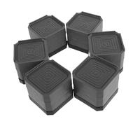 KITANDOVE 6pcs Anti- Mat for Furniture Leveling Bed Risers Washer Dryer Pedestal and Cabinet Feet Shock Absorbing Pads for Stability and Floor