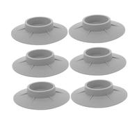 KITANDOVE 6pcs Vibration Rubber Pads for Washing Machines and Dryers Noise Reduction and Shock Absorption Foot Support Mat for Stable Operation and Floor Protection