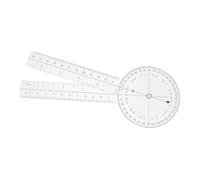 KITANDOVE 8-inch Rotary Goniometer Protractor Angle Ruler for Physical Therapy Plastic Measuring Tool for Joint Measurement for Home and Clinical Use