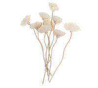 KITANDOVE 9pcs Aromatherapy Rattan Diffuser Sticks for Essential Oils Home Decor Desk Table Window Scented Reed Accessories with Artistic Dried Flower Design