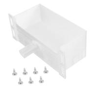 KITANDOVE Air Conditioner Drip Pan: 5.3x2.2x2inch Units Water Drip Catcher - Weather-proof Plastic Condensate Tray - Prevents Dripping Maintains Dry Compatible With Midea