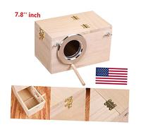 KITANDOVE Bird Nesting Box Large Size Parrot Nest House Window Songbird Nest Holder Educational Bird Watching Holder