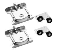 KITANDOVE Closet Slider Hardware Sliding Glass Door Rollers Metal Wheel Bearing Patio Door Roller